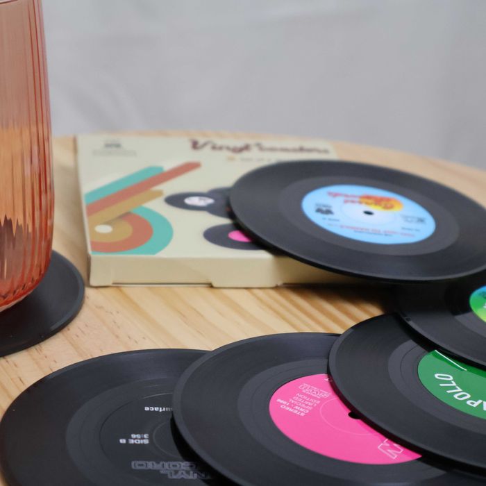 Suporturi Pahar Retro tip vinyl – Noi