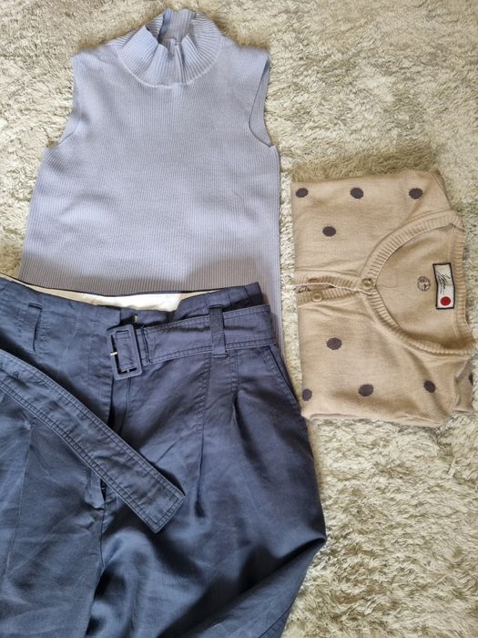 Full outfit - pantalon, bluza casmir, flanera