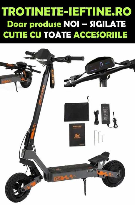 Super pret! Trotineta KuKirin G2 [2024], 45 Km/h, Lichidare Stoc, NOUA