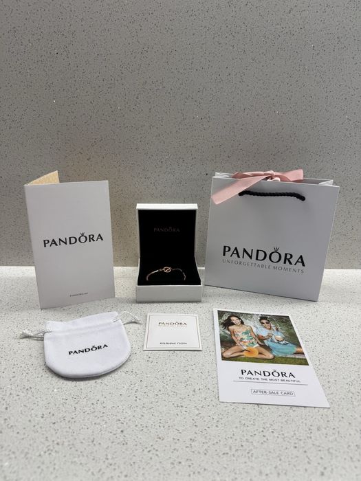 Гривна Пандора розово-златиста