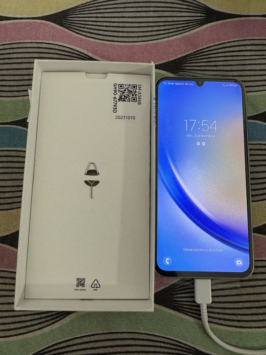 Vand Samsung Galaxy A34, NOU, 5G, 6 GB RAM, 128 gb Memorie