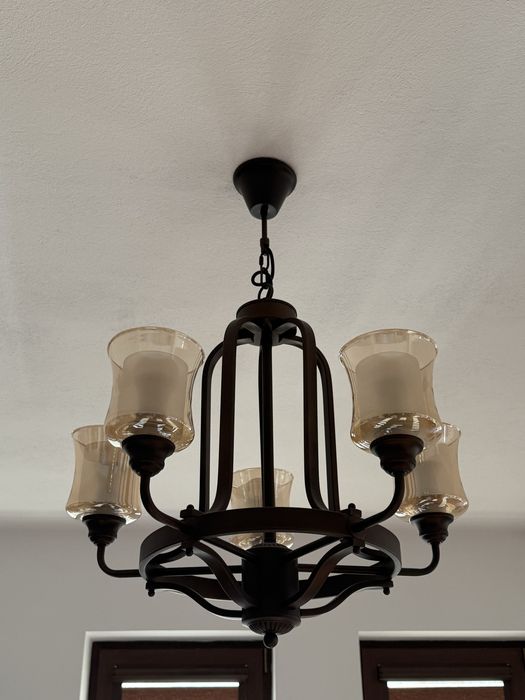 Candelabru din fier forjat 5 brate