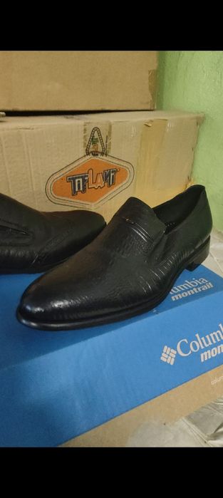 Мужские кожаные туфли