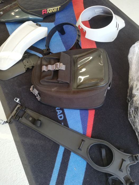 Чанта за резервоар на БМВ R ninet седалки ауспух мотоциклет