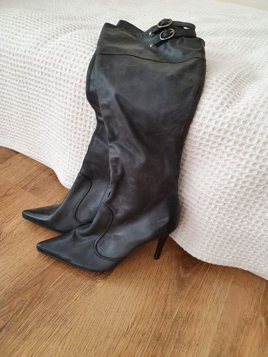 Ботуши естествена кожа 38 номер