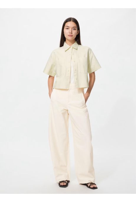 Брюки юникло молочные