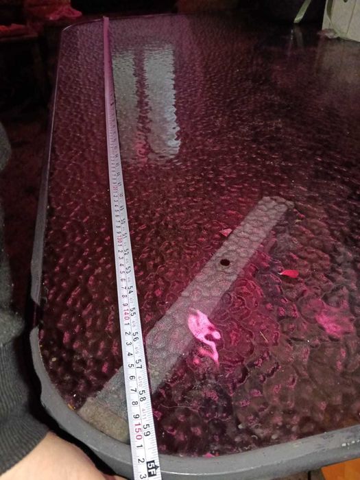 Masa de exterior cu blat de sticla