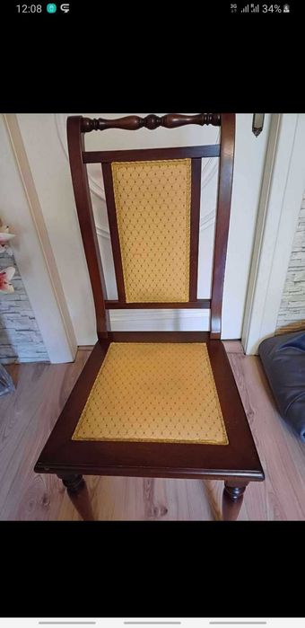 Scaune vechi din lemn 4 bucati