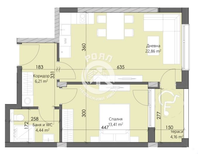 Продава се Двустаен апартамент в Пловдив, Кършияка - 72 кв.м за 1208 €/кв.м - Снимка #1