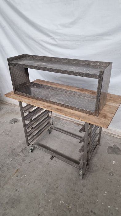 Рафт / полица за стена изцяло от неръждаема стомана