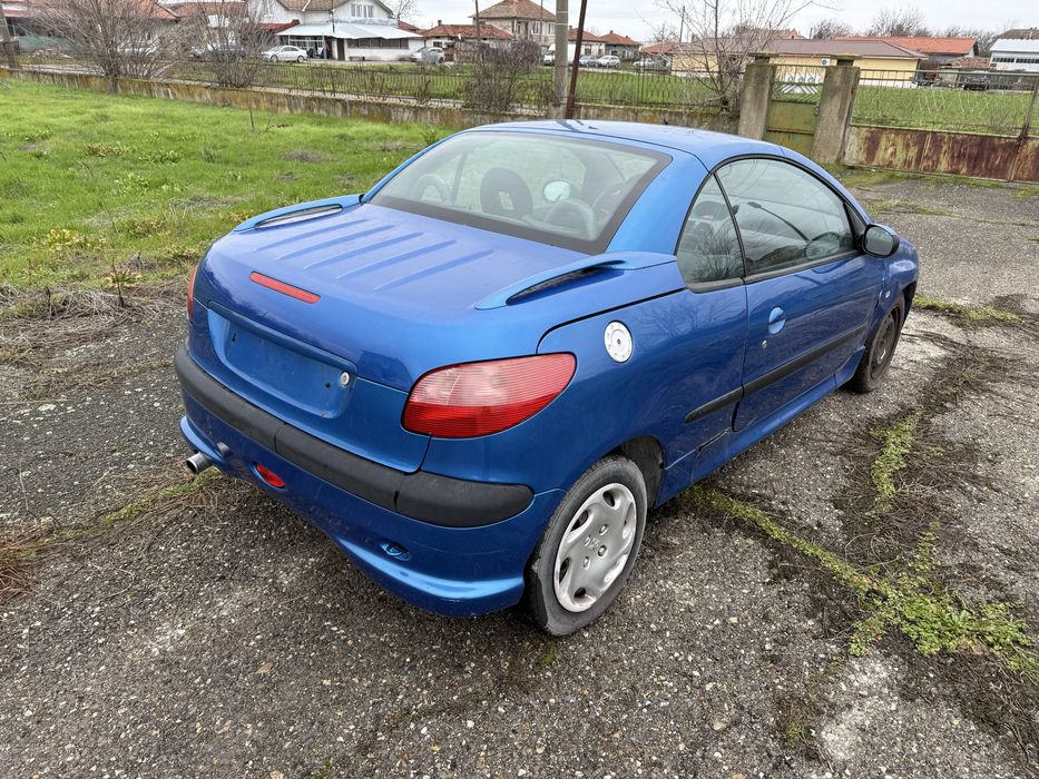 Peugeot 206 CC, 1,6i бензин 109кс на части, Пежо 206 Кабрио на части