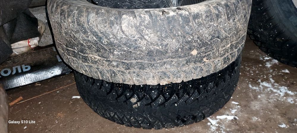 Зимние шины б/у                             .
