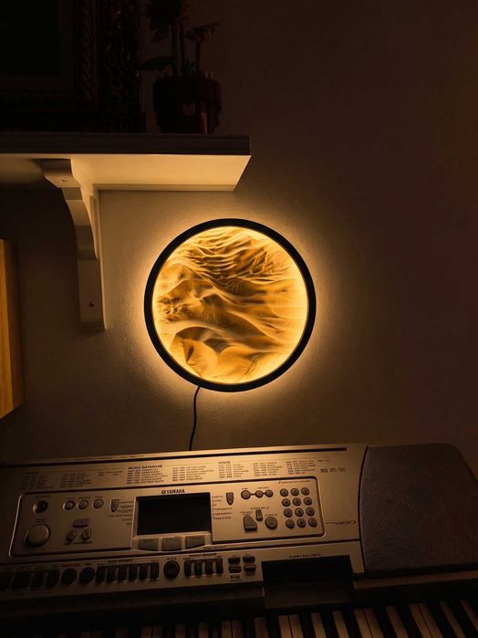 Aplică LED Decorativă „Sahara Eclipse” - Diametru 25cm
