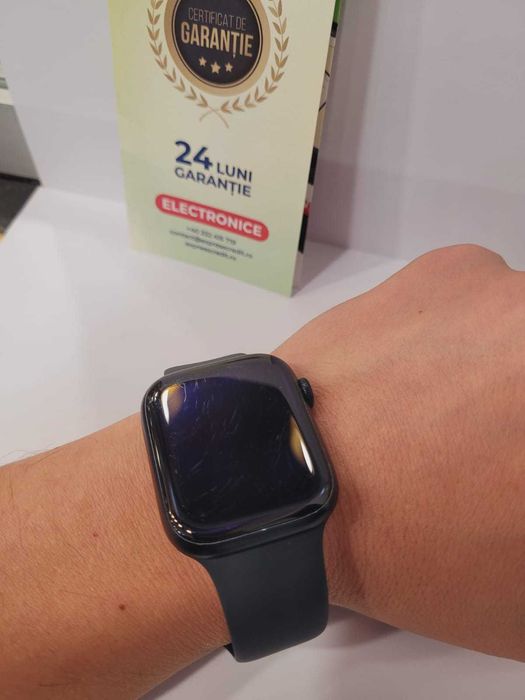 Smartwatch Apple Seria 9 GPS 80% (Iulius Mall B-6420) Garantie 2 ani!