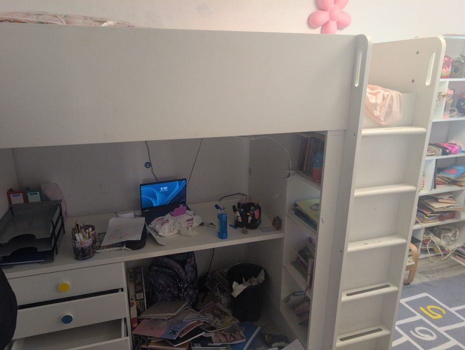 Birou + pat etajat Ikea