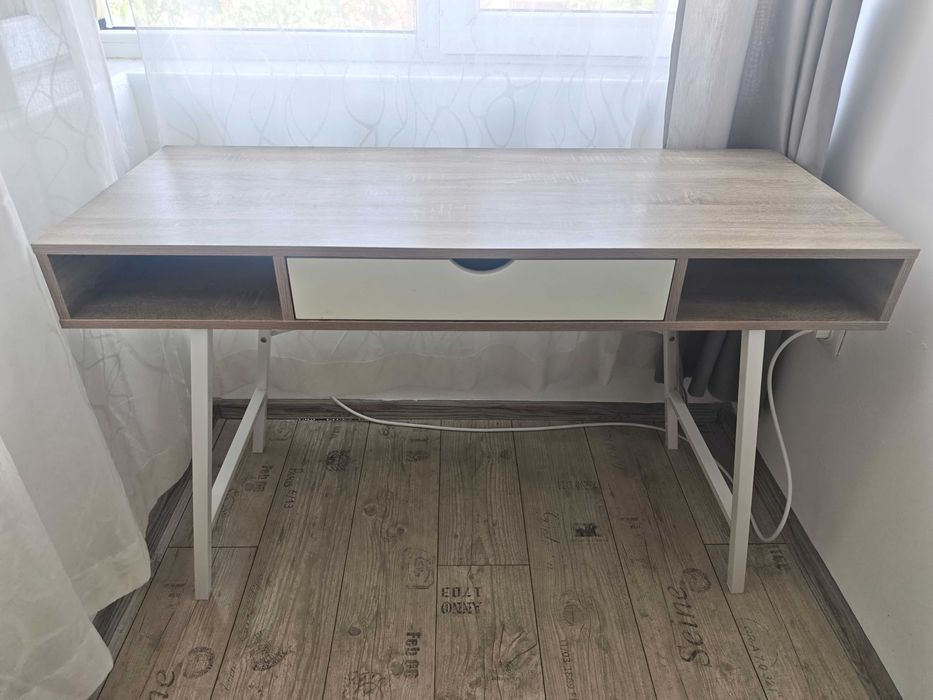 Бюро ABBETVED 48x120 цвят светъл дъб/бяло