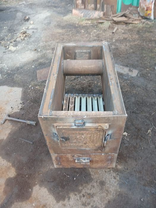 Печь котел новый металл