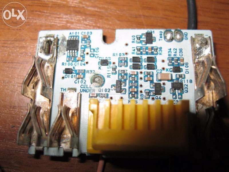 Отключване ремонт рециклиране на батерии Makita Li ion BL1830