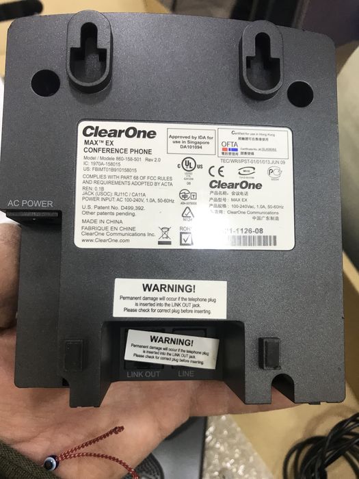 ClearOne Max EX Conference Phone-Full Duplex (конферентен телефон)