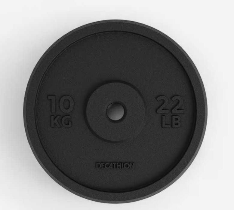 Combo fitness - bara 120 cm + 2 x 10 kg discuri