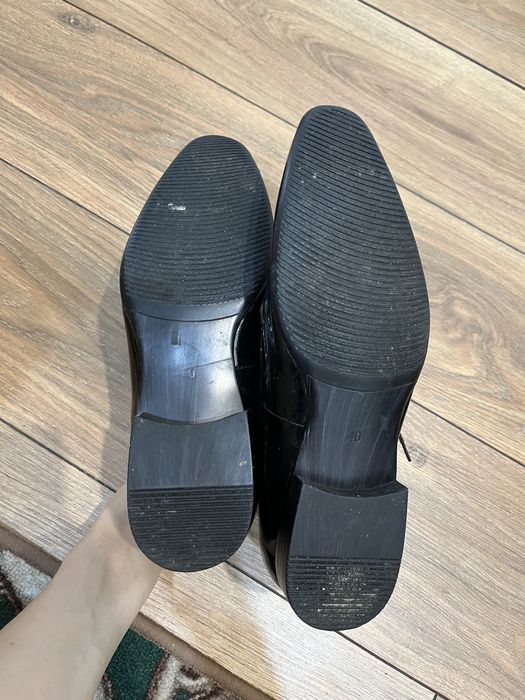 Мужские лаковые оксфорды