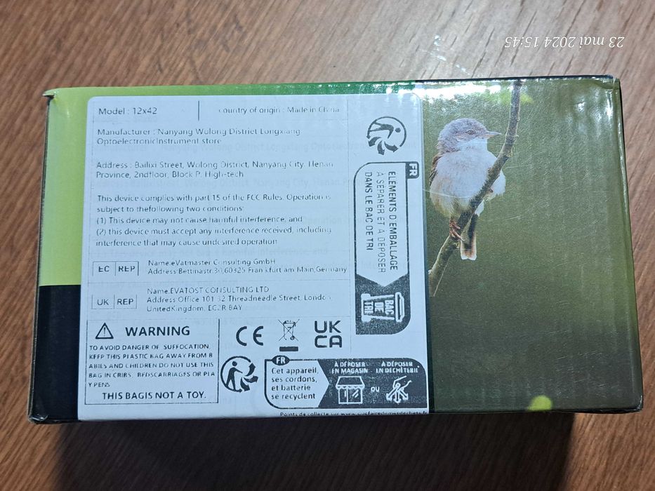 Telescop, monocular 12X42, pentru drumetii si vanatoare