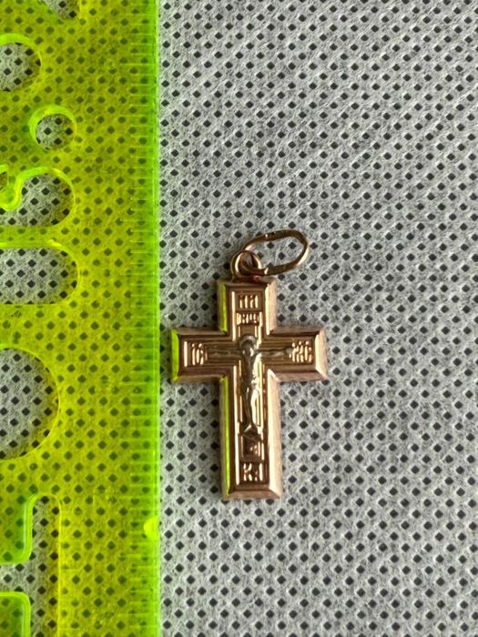 Крест золотой 585 проба