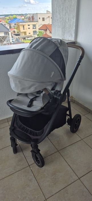 Căruță Joie 3 in 1 si Pătuț cu saltea
