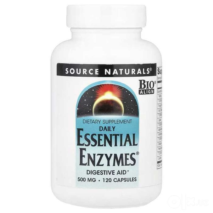 Source Naturals Daily Essential Enzymes 500 мг