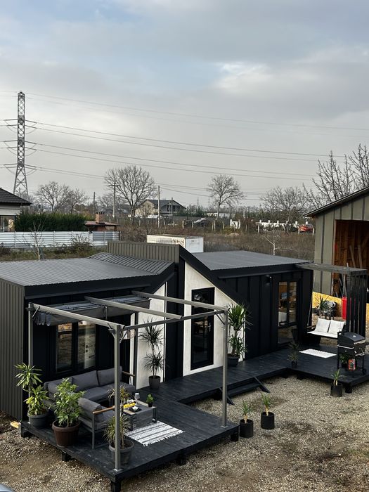 Tiny House Casă de vacanță, transportabilă, casă lemn, mobilă,bungalow