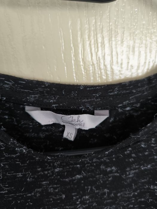 Tricou damă cu picățele albe