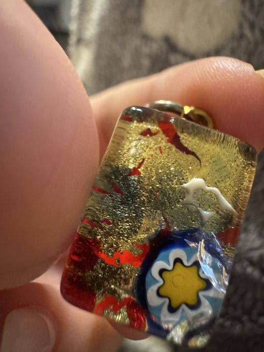 Висулка от мурано стъкло murano glass ръчна изработка