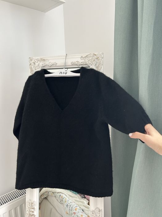 Pulover cu maneca scurta din 100% casmir