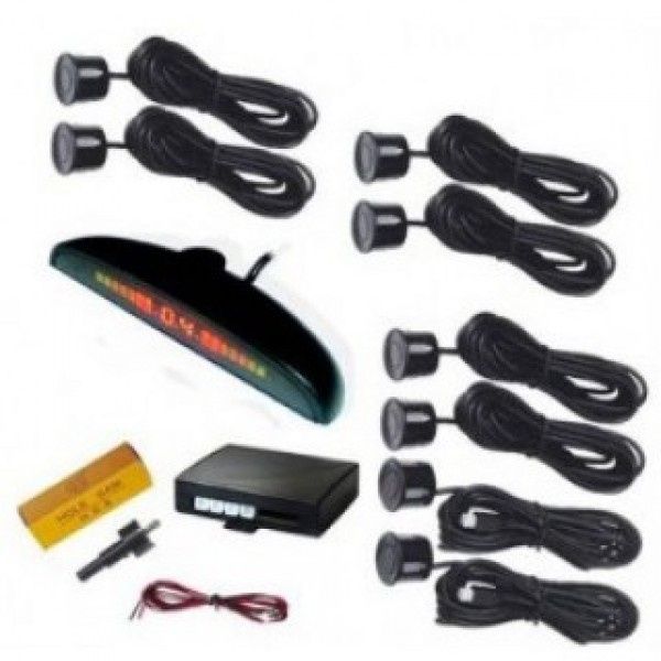 Гаранция! Парктроници с монитор, ЛСД дисплей и камера за задно виждане ...