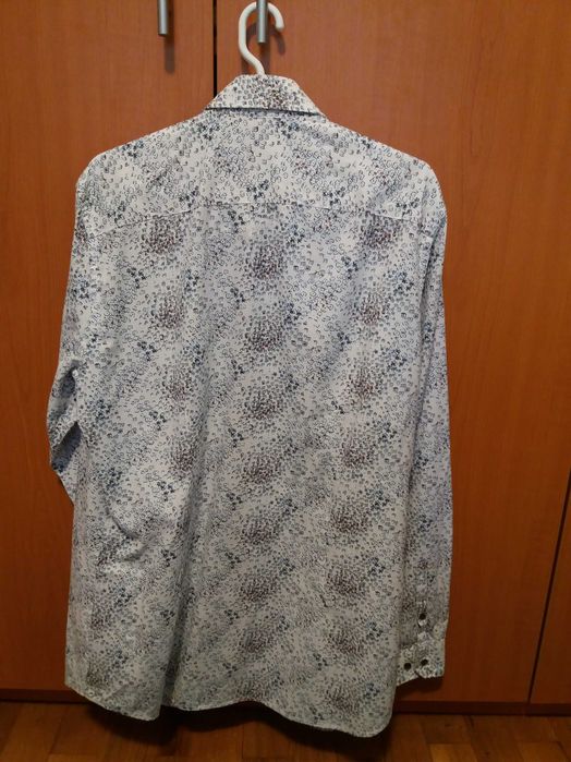 Vand cămașă cu model floral, Angelo Litrico, slim fit, marime 39-40