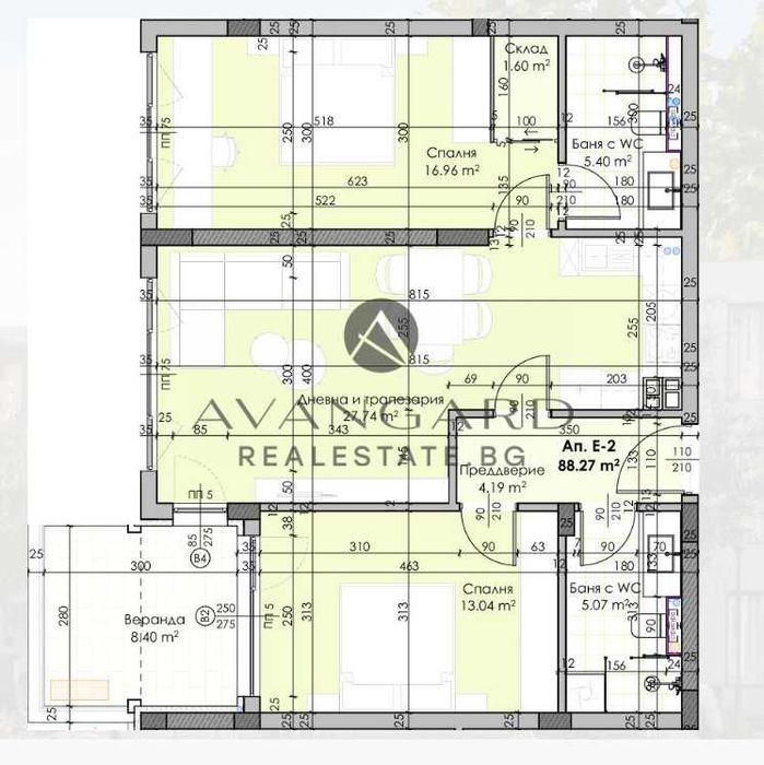 оф.25708 Тристаен апартамент/ Остромила