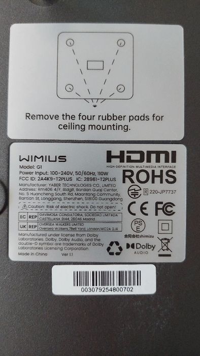 VideoProiector Wimius G1