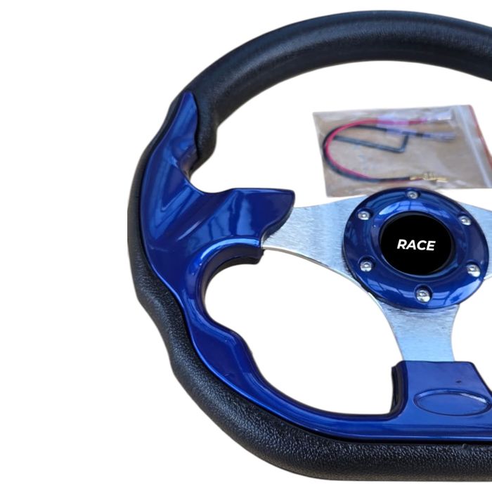 Volan sport albastru