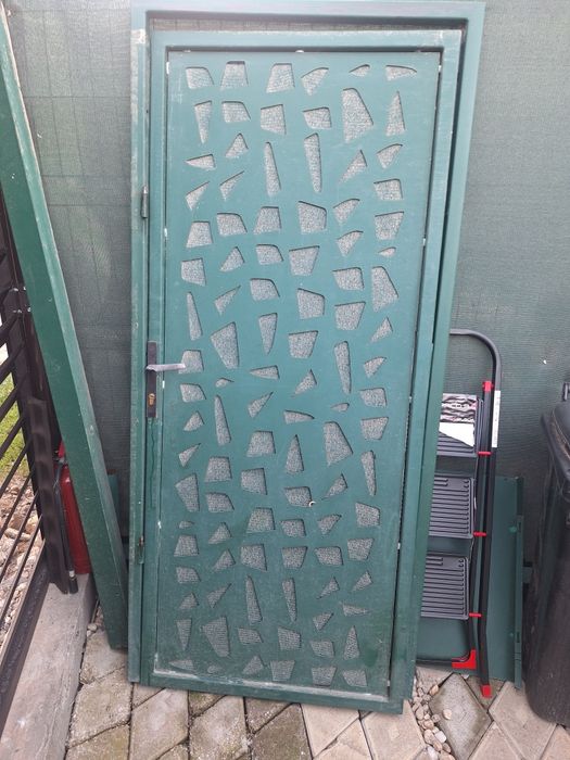 Vind poarta pietonala 1000 x2000 vopsita electrostatic