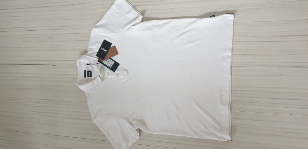 Hugo Boss Pima Cotton Soft Touch Slim Fit XL НОВО ОРИГИНАЛ Мъж Тениска