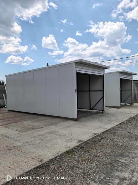 Произвежда гаражни клетки от термопанели