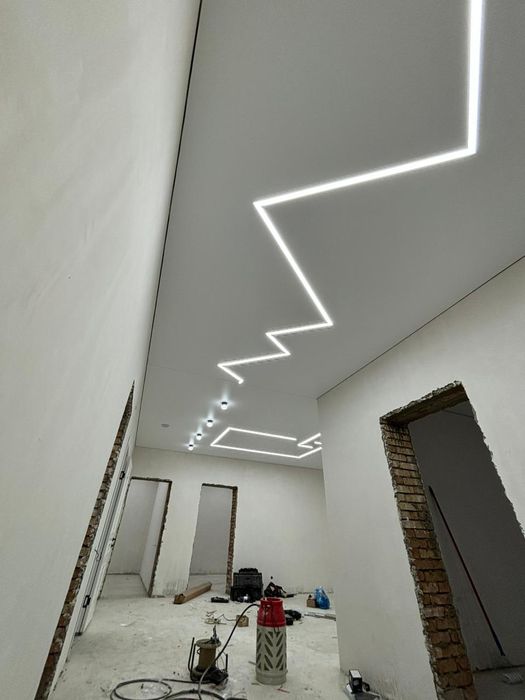 Натяжные потолки ,Освещение.