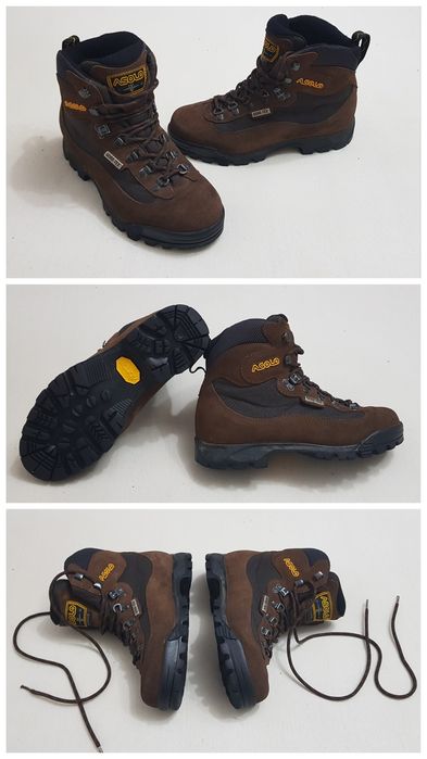 Bocanci ASOLO Gore Tex, piele naturală Nubuck Vibram, munte, vânătoare