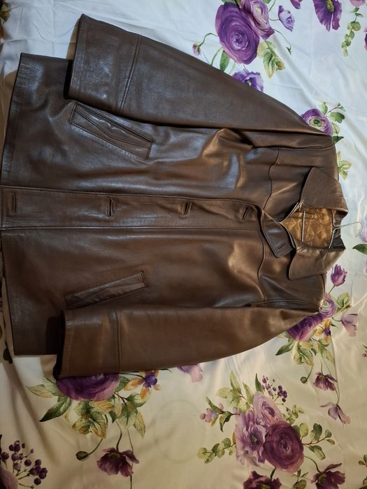 Geaca noua din piele bărbătească L