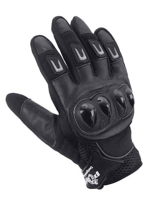 Mănuși Moto PES – Combinația Perfectă de Textil și Piele  carbon