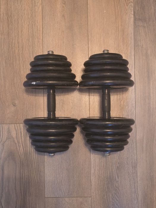 Гумени дъмбели с железни дръжки топ цена.