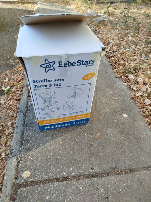 Детска количка Bebe Stars 3в1