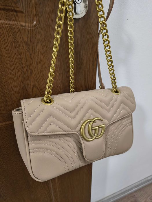 Geanta Gucci Marmont Nude