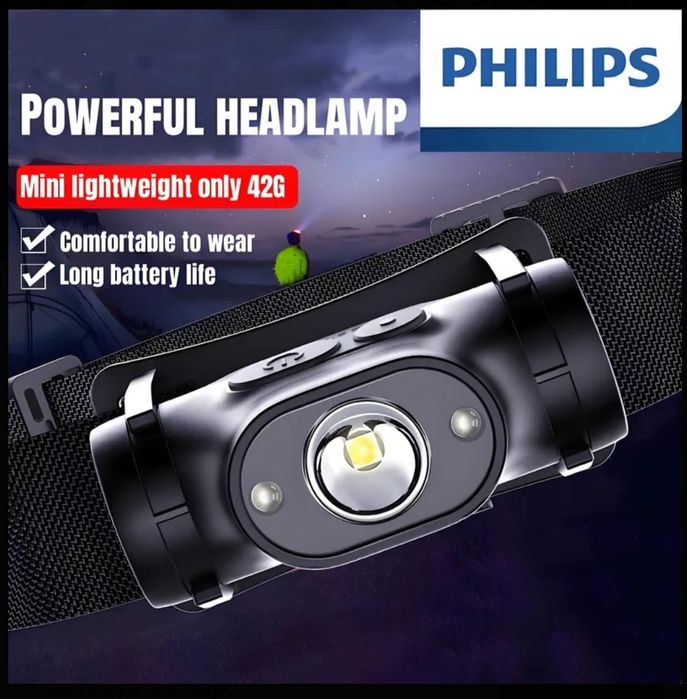 Lanterna de cap PHILIPS