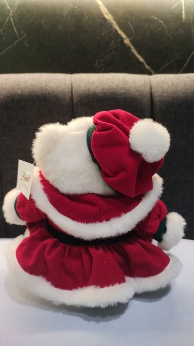 Колекционерско коледно плюшено МЕЧЕ с етикет- 35см.